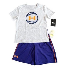 Under Armour Little Boys Size 4, Baseball, 2 Piece-Set NWT