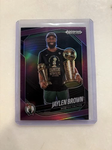 2024-25 Panini Prizm Black - Jaylen Brown, Jaylen Brown #170 Purple Prizm /99