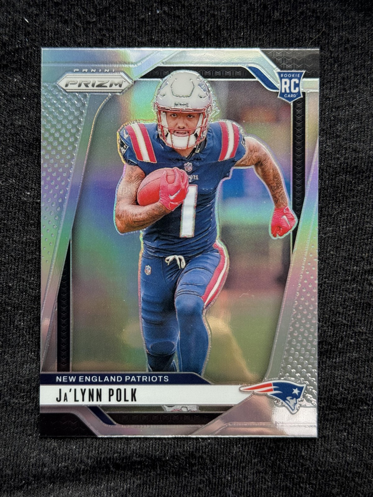 2024 Panini Prizm #339 Ja'Lynn Polk Silver Rookie New England Patriots
