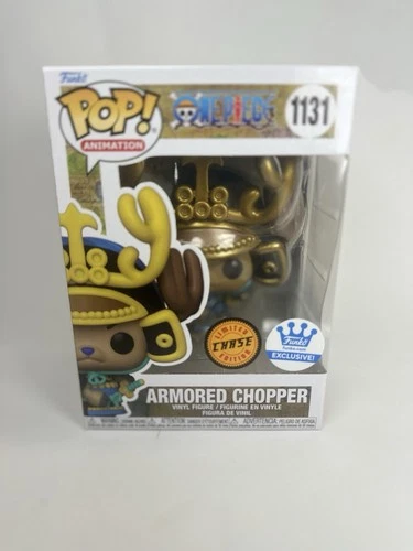 Funko Pop! One Piece Armored Chopper #1131 Metallic Chase W Protector