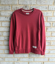 Life is Good Long Sleeve Crew Neck 100 Cotton Pale Red Sweatshirt Size M