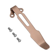 Deep Carry Pocket Clip 2.57"(65.4mm) Knife Pocket Back Clip Rose Gold