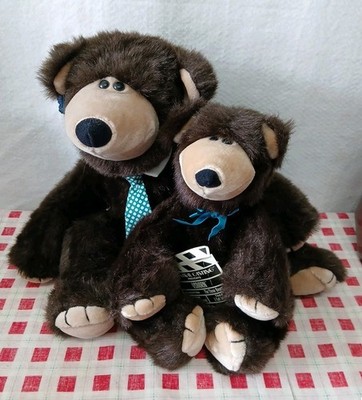 APPLAUSE Vintage 1985 Osborne & Orson Bruin The Three Bears Plush Toys New NWT