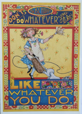 Sunrise- Mary Engelbreit- Blank- Like Whatever You Do- Vintage 1993
