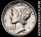 1941-D Mercury Dime- FSB- Scarce High Grade Luster No Reserve #J3296