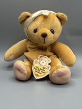 Cherished Teddies Plush Bear  The Teddie With The Heart Of Gold  Enesco w/ Tag