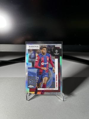 Lamine Yamal 2024 Topps Chrome UEFA National Convention Refractor RC #SC-4