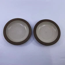 Heath Pottery Sandalwood Bread And Butter Plates Set Of 2