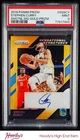 2018-19 Panini Prizm Sensational Signatures Gold Stephen Curry AUTO 07/10 PSA 9