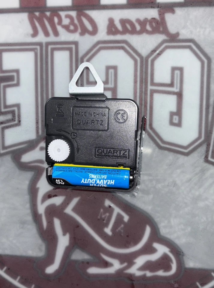 Texas A&M Aggies Wall Clock – NCAA Team Spirit Home Decor – Maroon & White Logo - Image 3 of 4