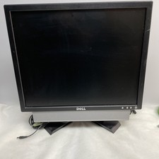 Dell E197FPf 19 LCD Monitor VGA Tested Working w Stand Power Cord Speaker