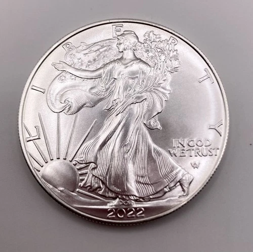 2022 American Silver Eagle 1 oz .999 Fine Silver Coin - BU - Type 2 Design