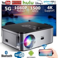 HORLAT T03N 1500 Ansi Lumen 4K LED-Projektor Full HD 1080P Video 4K Heimkino