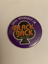 Iowa Lottery Black Jack Pin Back Button P150