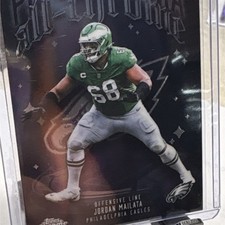 2025 Topps Chrome Jordan Mailata Philadelphia Eagles All-Chrome Insert #ACT-12