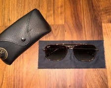 Ray-Ban Caravan 140mm Unisex Square Sunglasses with Silver Metal Frame