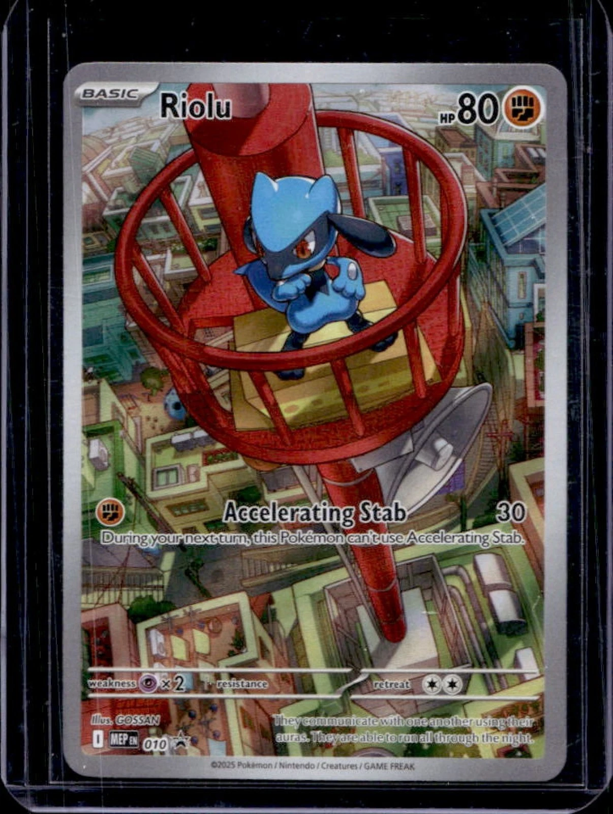 2025 Pokemon MEP Black Star Promos Riolu #010