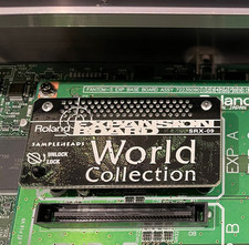ORIGINAL GENUINE ROLAND EXPANSION BOARD SRX-09 WORLD COLLECTION SAMPLEHEADS