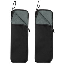 2-Pack Wet Umbrellas Bags, 12.6x4.9 Inch Umbrella Case for Travel Gray