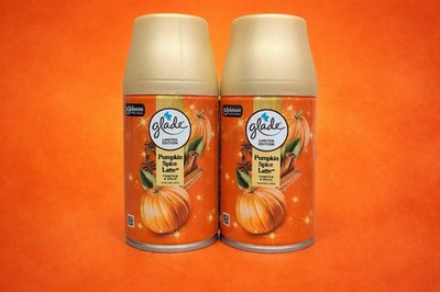 2 x Glade Automatic Spray Refill Lufterfrischer Pumpkin Spice Latte Refill 269ml