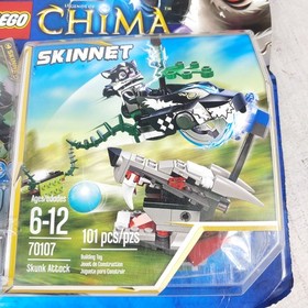 BRAND NEW - Lego Chima SKUNK ATTACK 70107 Skinnet - 101 Pieces - FACTORY SEALED