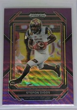 2023 Panini Prizm Draft Picks - Stefon Diggs No.88 Purple Wave Prizm SP 🔥