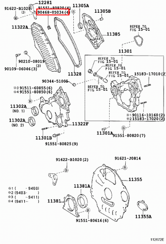 Genuine LandCruiser 80 75 70 78 Series 1HZ 1KZ 1PZ 1HD Timing Belt Cover Clip - Picture 7 of 20