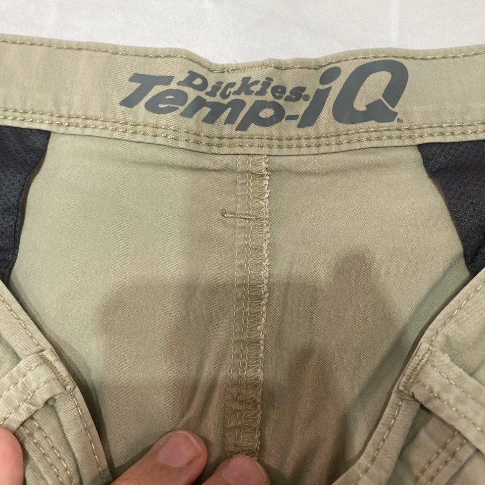 Pantalones Cortos de Trabajo DICKIES Temp-IQ Bolsillos Frontales Planos Para Hombre Tostado Talla 38 Foto 4 de 4