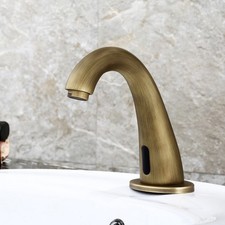B- G1/2 Faucet Kit Antique Copper Auto Sensor Water Tap Non Contact For Home