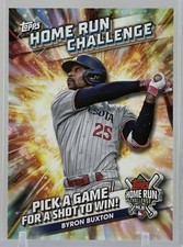 Byron Buxton 2024 Topps #HRC-14 Home Run Challenge UNSCRATCHED MN Twins MLB