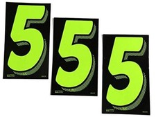 7 1/2 Green Chartreuse Pricing Numbers For Car Dealers 3 Dozen (# 5's)