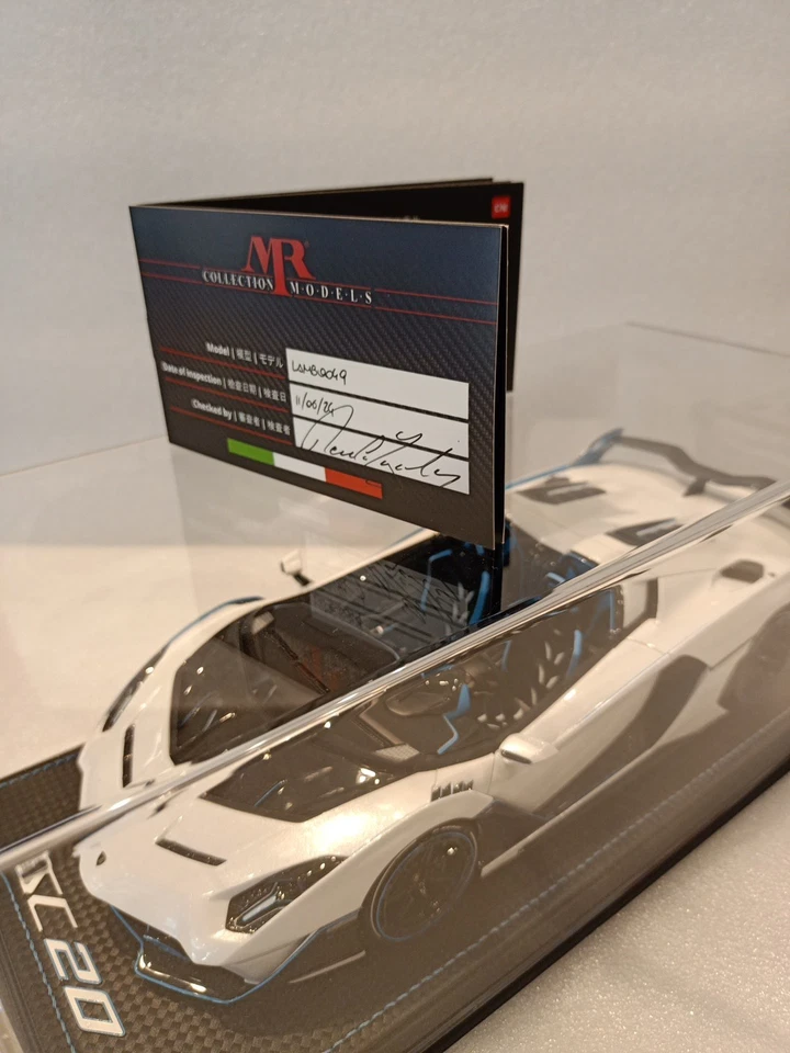 Lamborghini SC20 gloss white MR Models LAMBO049 scala 1/18 limited 299 - Immagine 2 di 4
