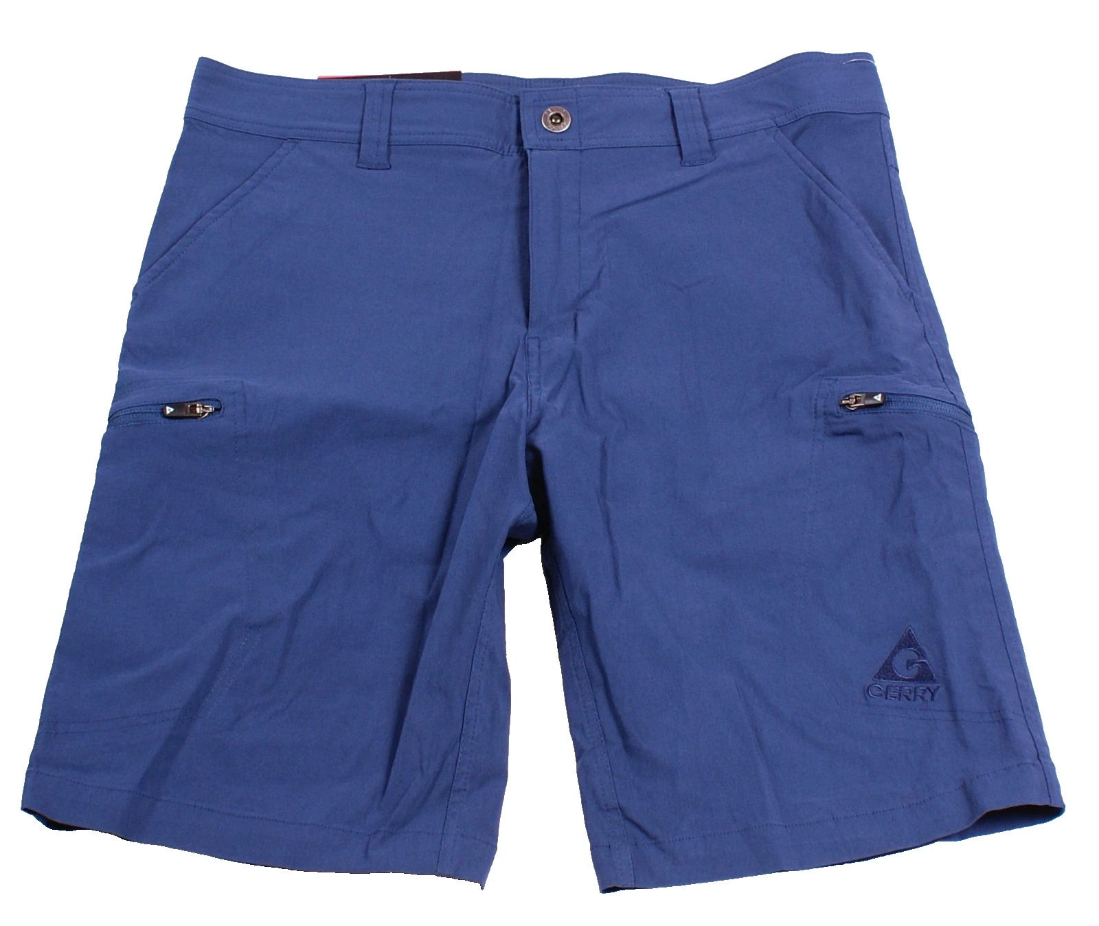 Gerry Men's 34 Blue 10 Inch Inseam Trek & Travel Cargo Shorts