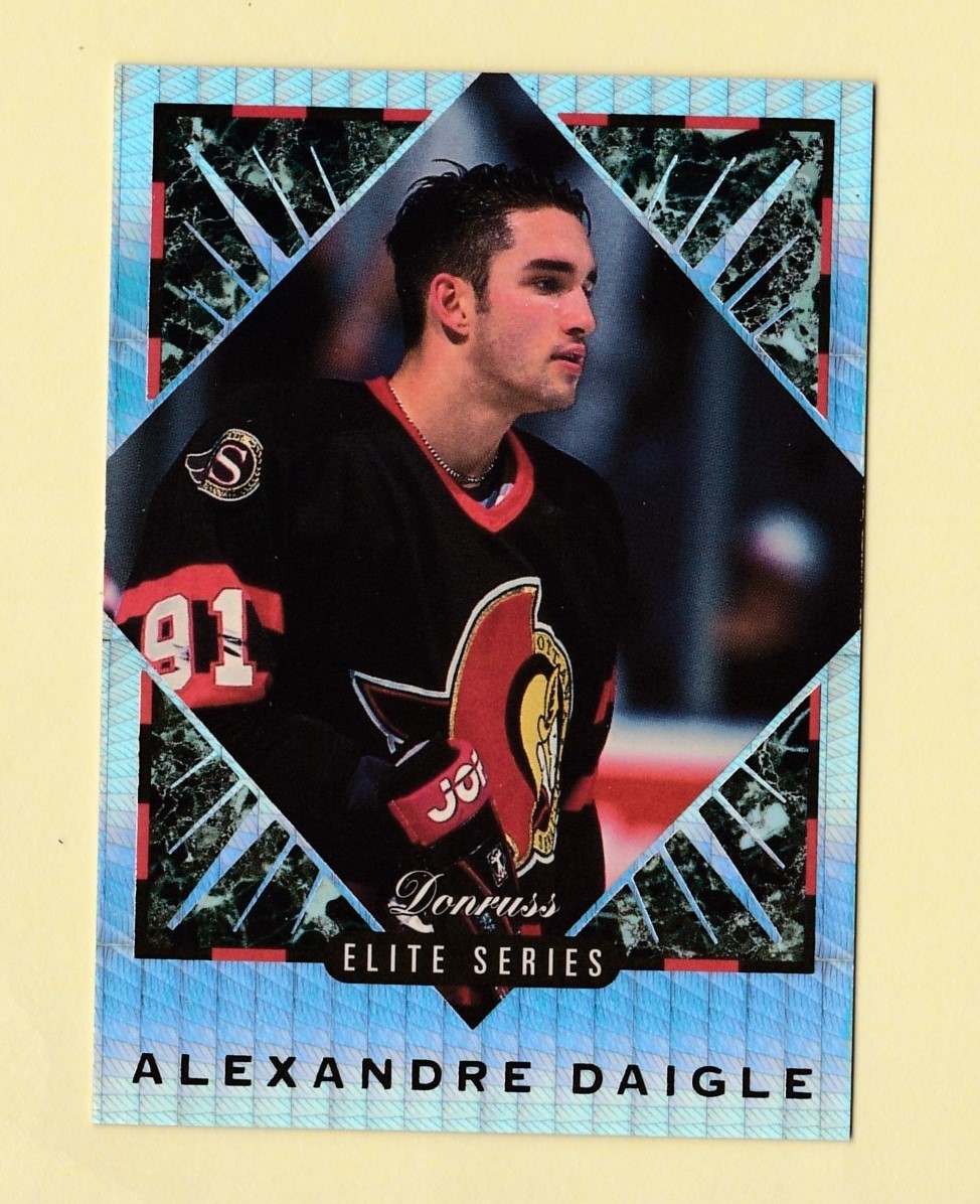 1993 Donruss Elite Series Alexandre Daigle #2 of 10 Ottawa Senators #00867/10000