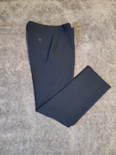 Calvin Klein Dress Pants Boys 16 Regular Black Flat Front Straight Leg