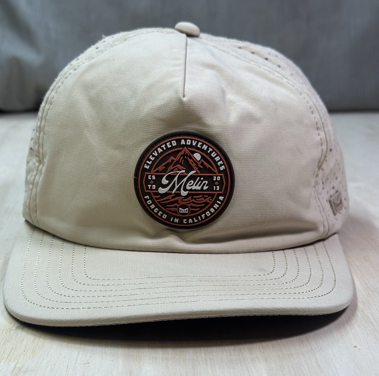 Melin Eagle Hydro Performance Snapback Hat Tan Ra… - image 3