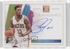 2020-21 Panini Impeccable Extravagance Holo Silver 21/25 Roy Hibbert Auto 1u6