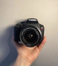 EXCELLENT Canon EOS Rebel T7 Camera Kit With 18-55mm and 75-300mm Lenses NEW