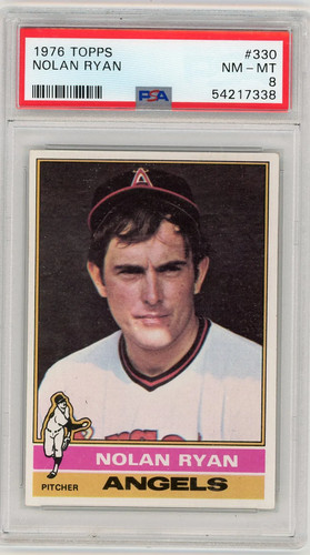 1976 Topps Nolan Ryan #330 PSA 8
