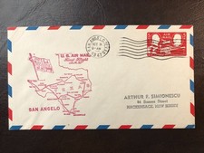 Scott UC17 1947 First Flight AM 82, San Angelo to Dallas TX