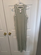 Ann Taylor Stripped Dress Medium 