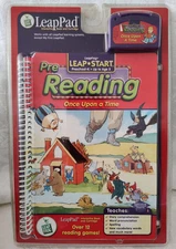 ONCE UPON A TIME Leap Frog LeapPad Pre Reading Book Cartridge 2002 New Old Stock