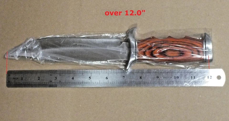 ELK RIDGE ER-012 FIXED BLADE BOWIE KNIFE 12.25" OVERALL - image 4 of 4