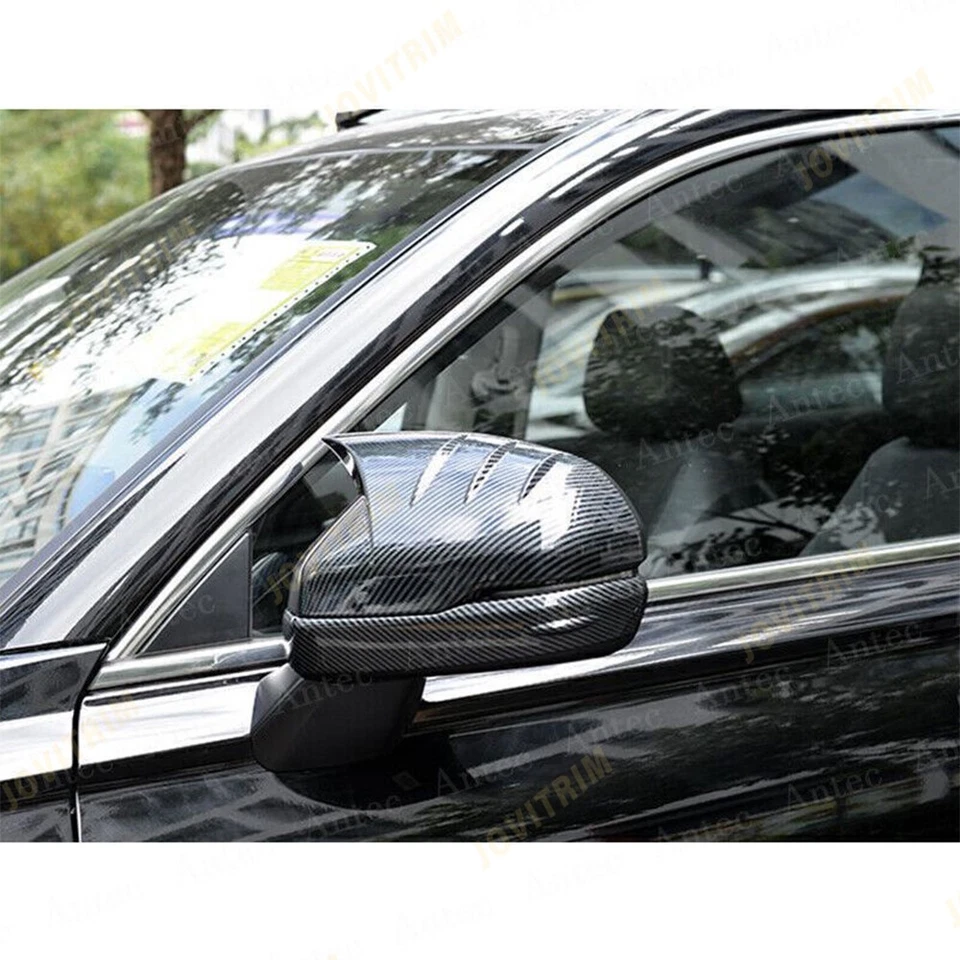 For Honda HR-V 2023-2025 ABS Carbon Fiber Rear View Mirror Cover&Strip Trim 4Pcs — 第 3/4 张图片