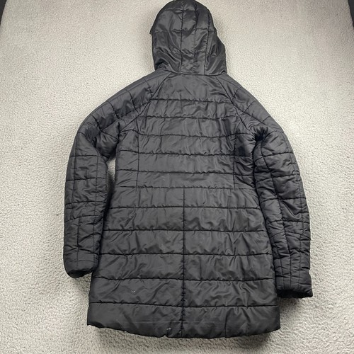 Smartwool Smartloft 180 Parka Jacket Womens Small Black Merino Lined Hooded - Picture 2 of 15