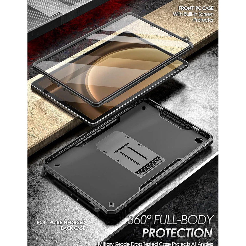 For Samsung Galaxy Tab A9 / A8 / A7 Case | Poetic With Kickstand Tablet Cover - Image 4 of 4