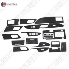 Carbon Fiber Look Interior Sticker Car Accessories Cover For Honda Accord 13-17