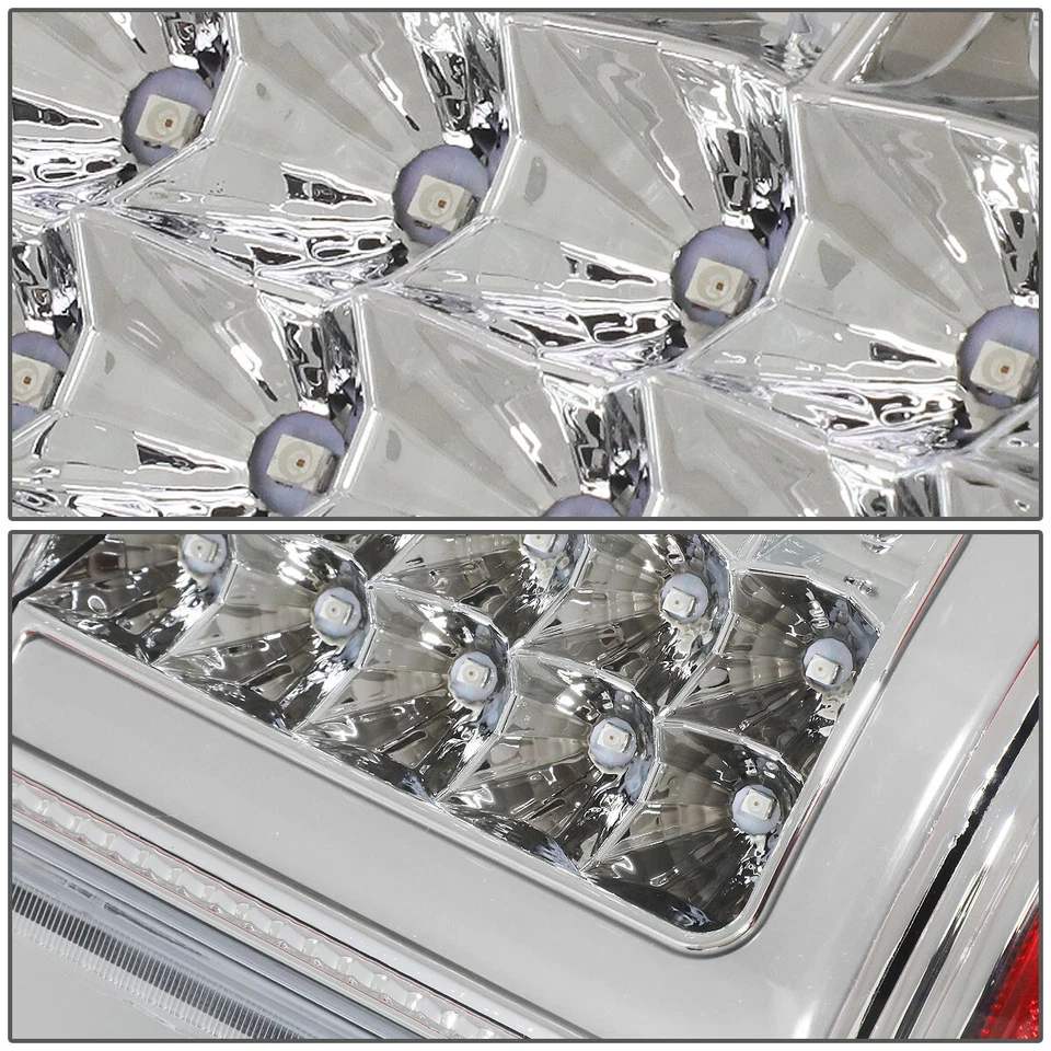 [BARRA LED 3D L-STREAK] PARA 08-16 SUPER DUTY CROMO CLARO LUZ TRASERA LÁMPARA DE ESTACIONAMIENTO Foto 4 de 4