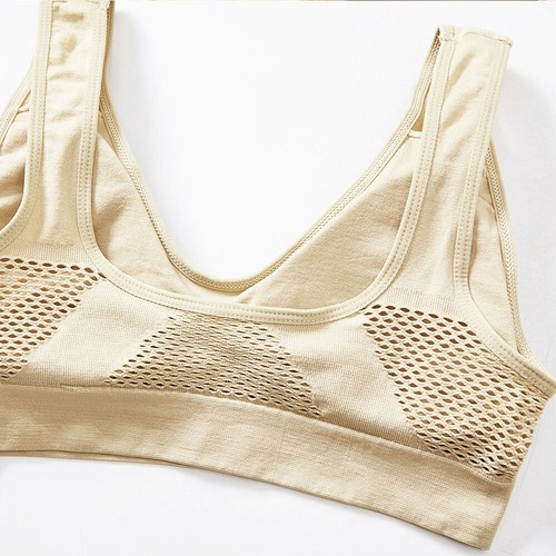 Womens Bras 28-50 AA ABCDD Soft Vest Sexy Lingerie Wireless Bra Sports Brassiere - Picture 11 of 19