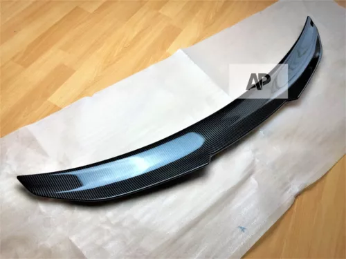 BMW 1 Series Coupe E82 1M Gloss Black Rear Hick Kick PSM Ducktail Spoiler Wing - Picture 1 of 9